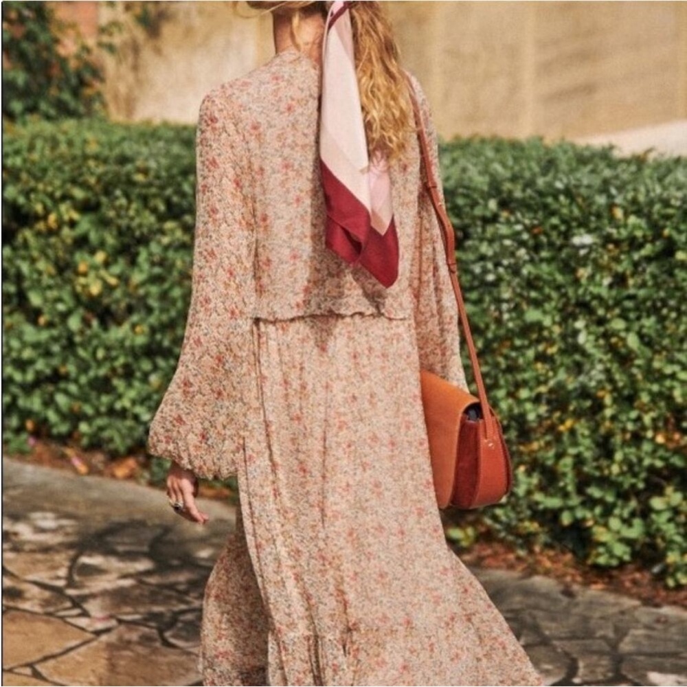 Sezane dress with some flaws. Floral print size 6